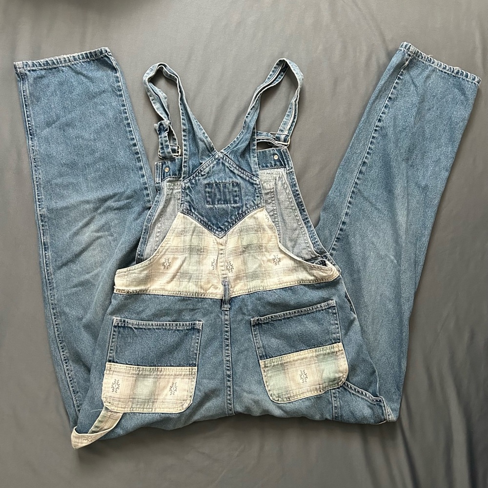 D'mode Denim Patchwork Overall Jumpsuit Women's M… - image 3